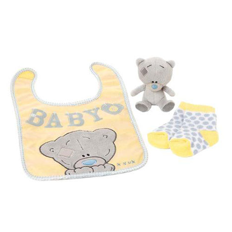 Tiny Tatty Teddy Me to You Bear Socks Bib and Plush Set £9.00